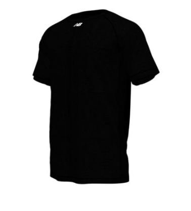 New Balance Raglan Tee-Black