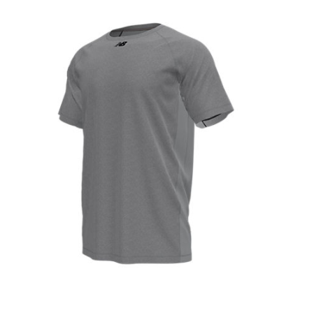 New Balance Raglan Tee-Grey