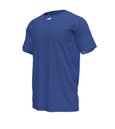 New Balance Raglan Tee-Royal