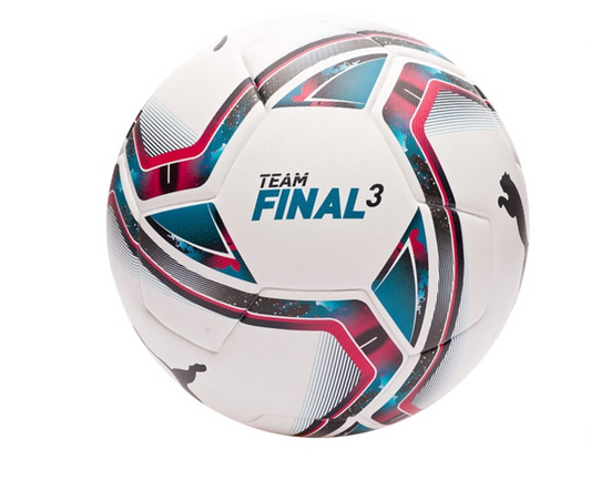 Puma Teamfinal 21.3 Fifa Quality NFHS Ball White-Pink-Blue