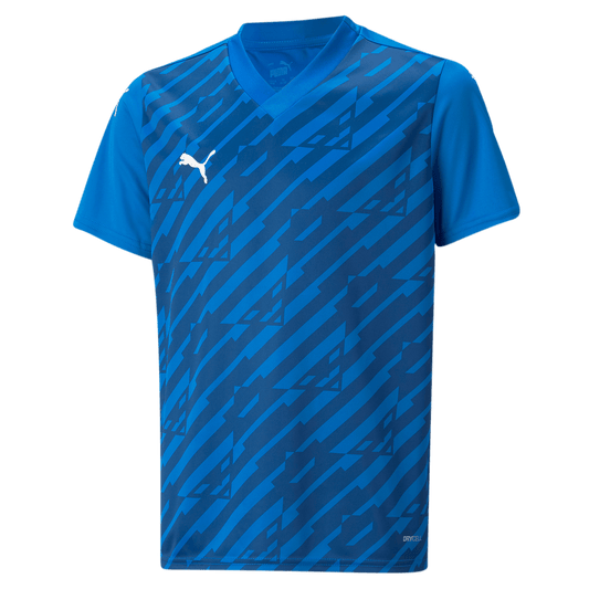Puma YOUTH 2023 Team Ultimate Jersey Electric Blue Lemonade (Front)