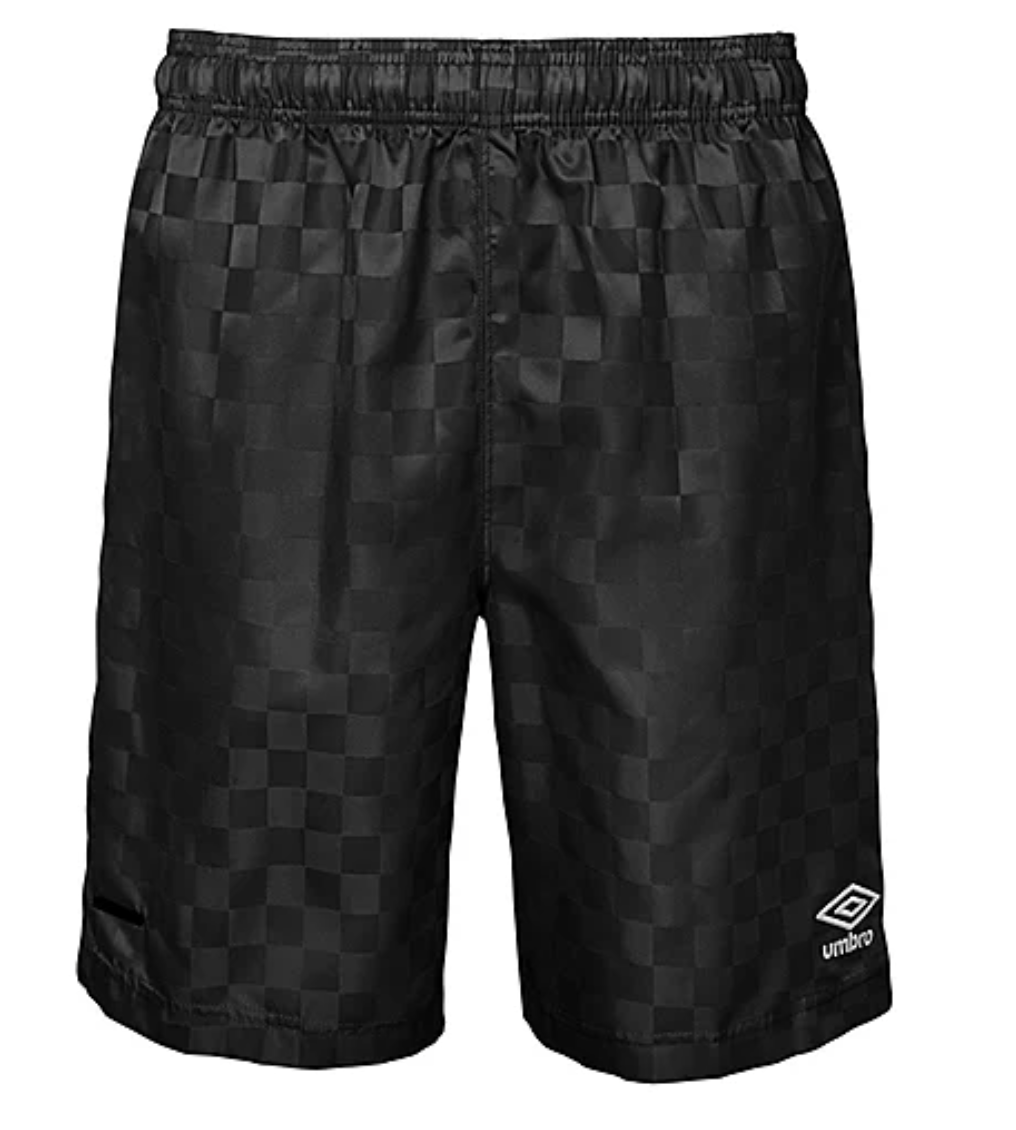 Umbro Checkered Shorts-Black