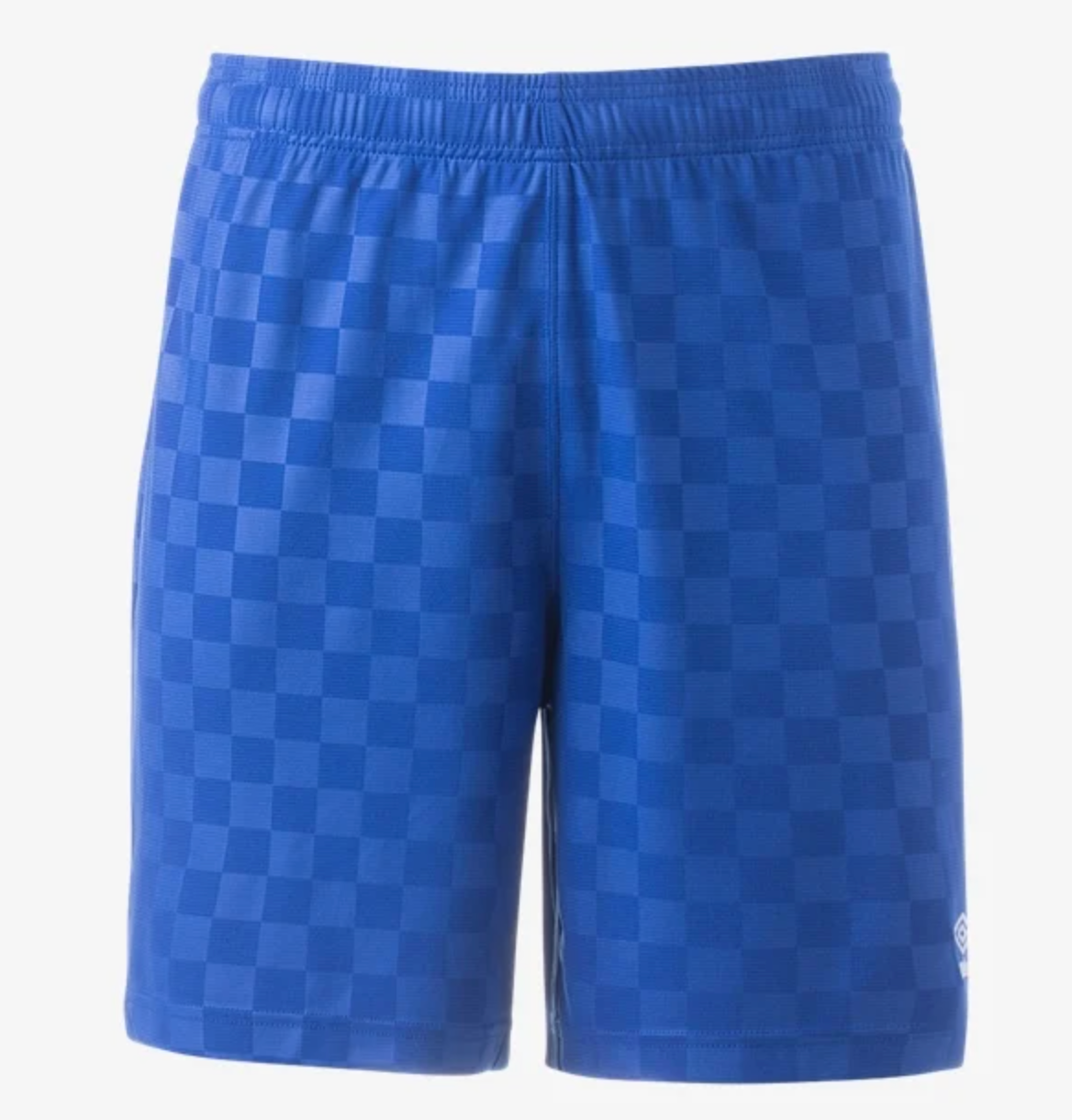Umbro Checkered Shorts-Royal