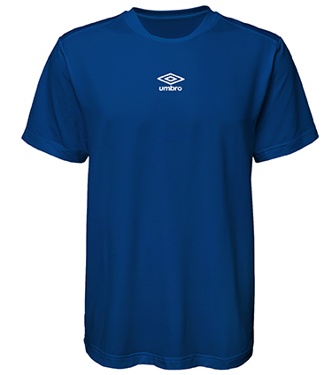 Umbro UX Center SS YOUTH Tee - Royal/White