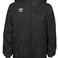 Umbro Woven Waterproof YOUTH Training Jacket - Black/Black