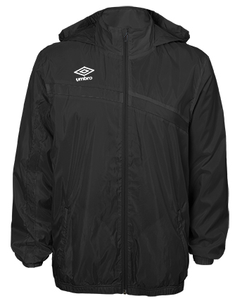 Umbro Woven Waterproof YOUTH Training Jacket - Black/Black