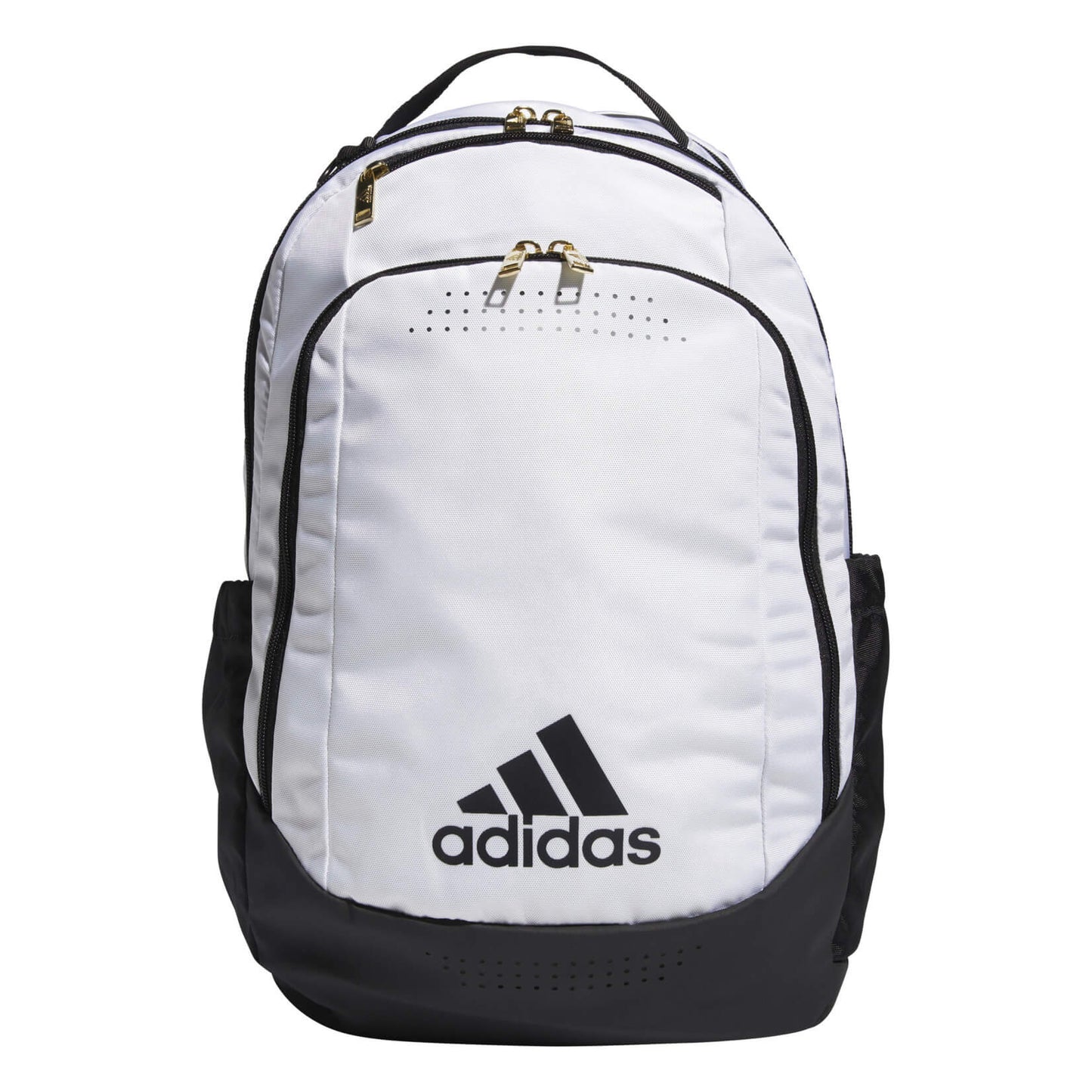 adidas Defender Backpack White-Black-Gold Metallic