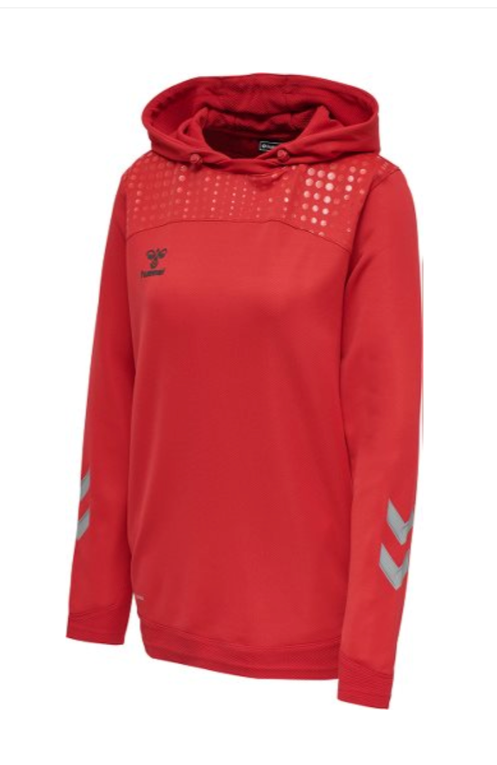 Humml WOMEN's hml Lead Poly Hoodie-Red