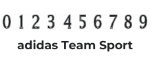 Adidas Number Font